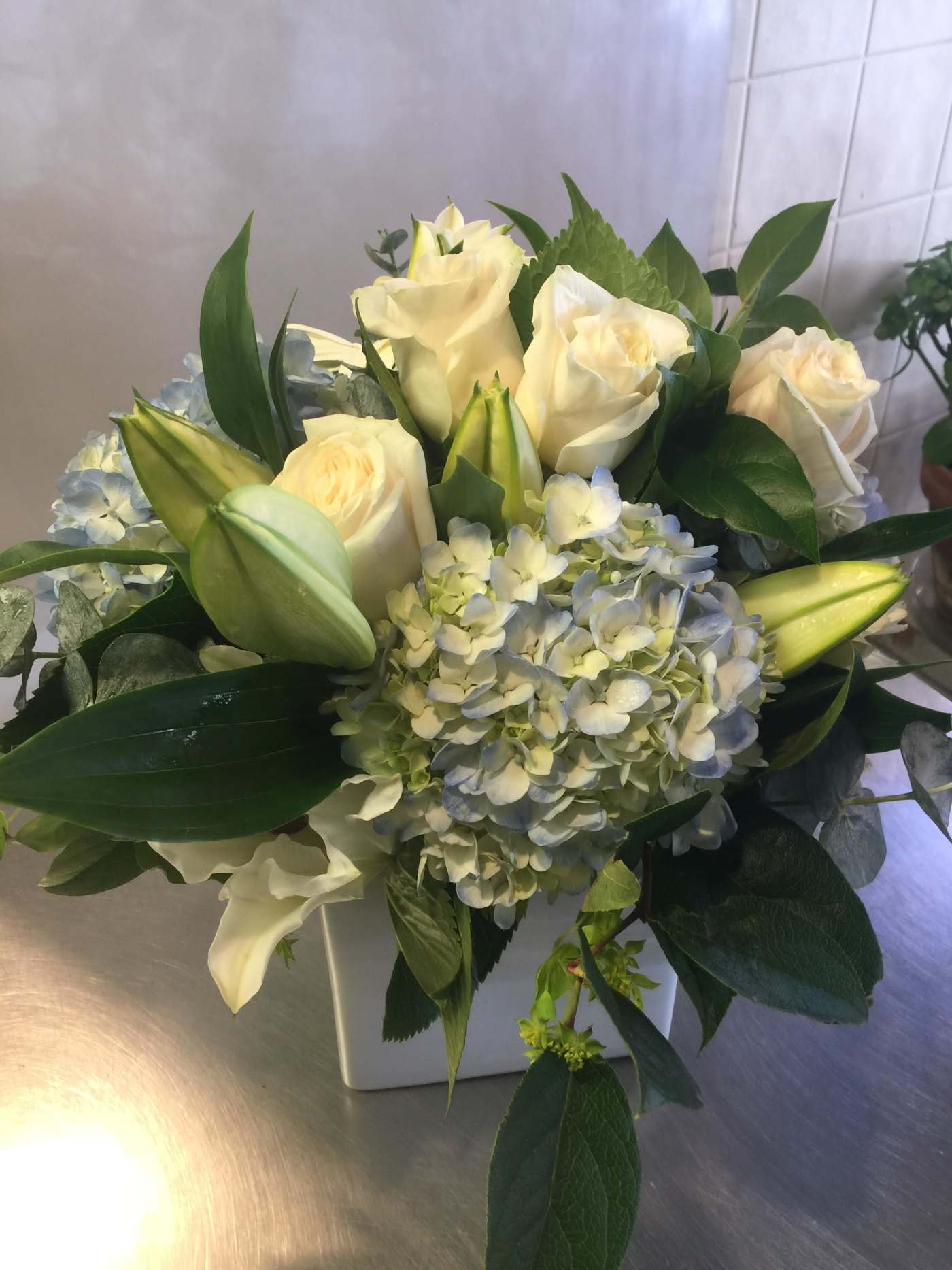Vibrant colorful congratulations flower bouquet celebration