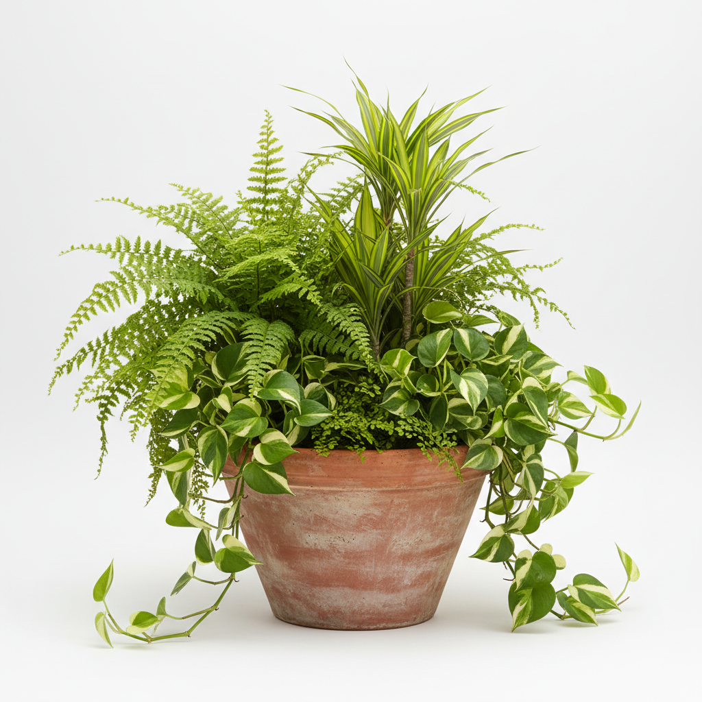 Dish Garden — Mixed Indoor Plant Arrangement from Citywide Florists NYC