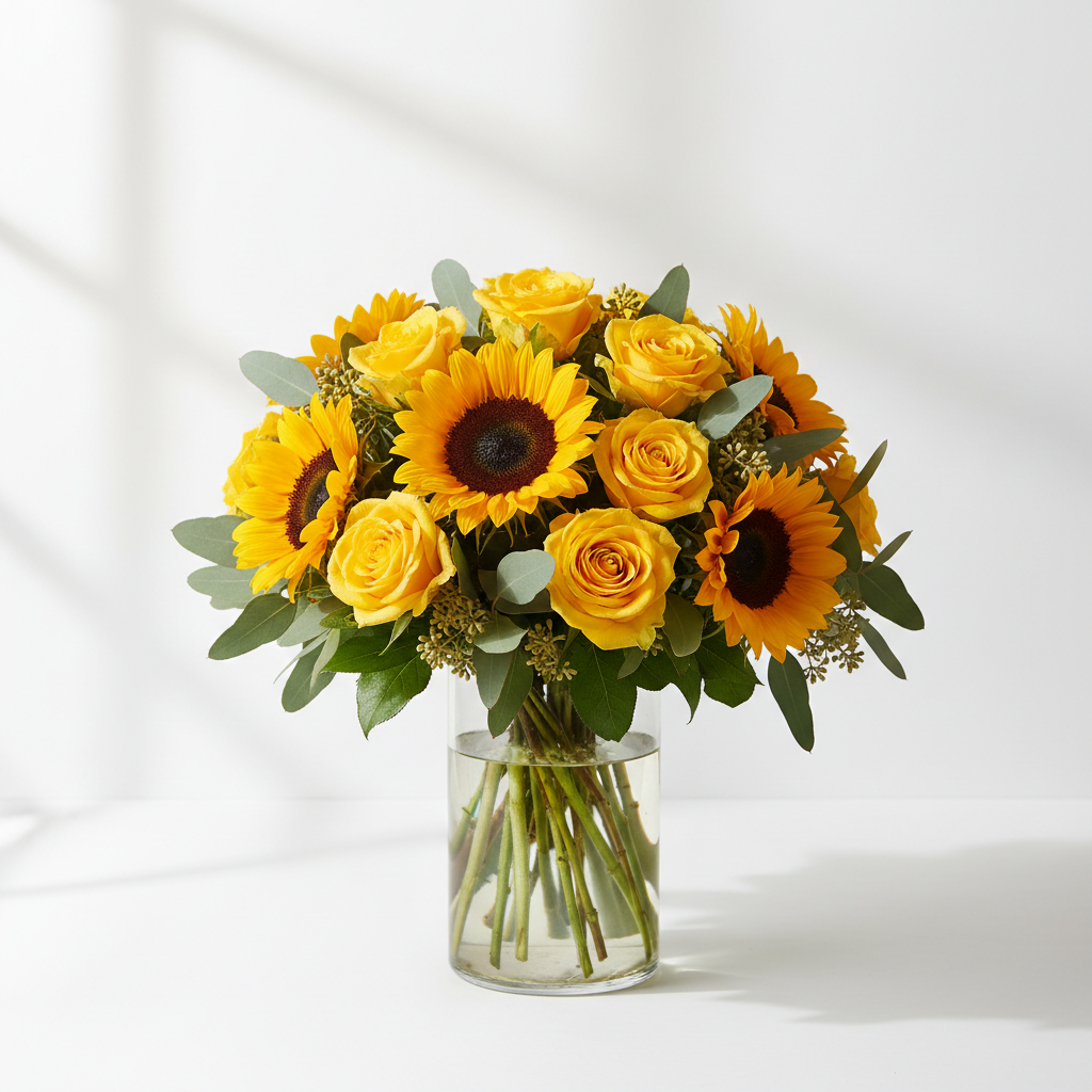 Sunshine Splendor — Sunflower & Daisy Bouquet from Citywide Florists NYC