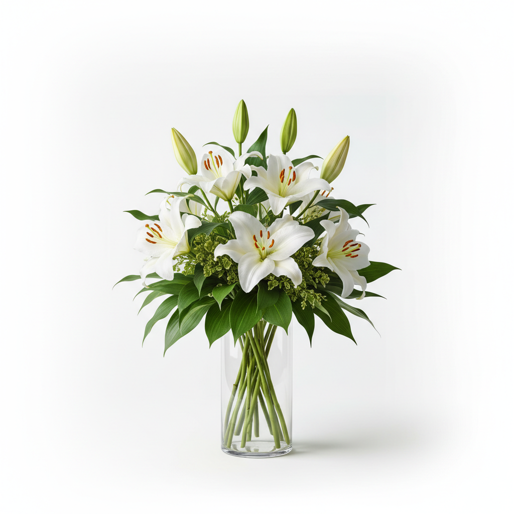 Sympathy White Lilies — Classic White Lily Tribute from Citywide Florists NYC