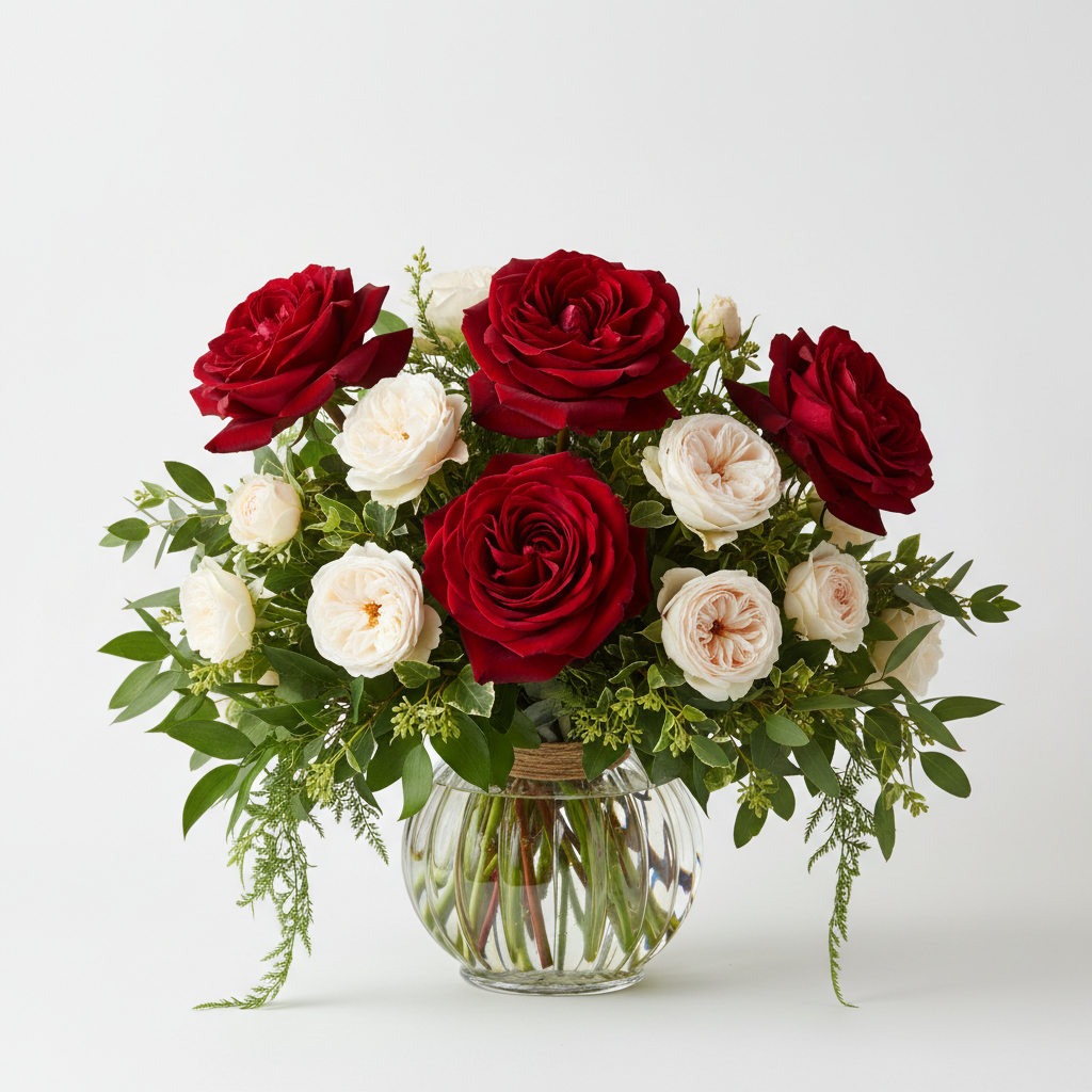 Velvet Rose Garden — Mixed Floral Garden Arrangement from Citywide Florists NYC