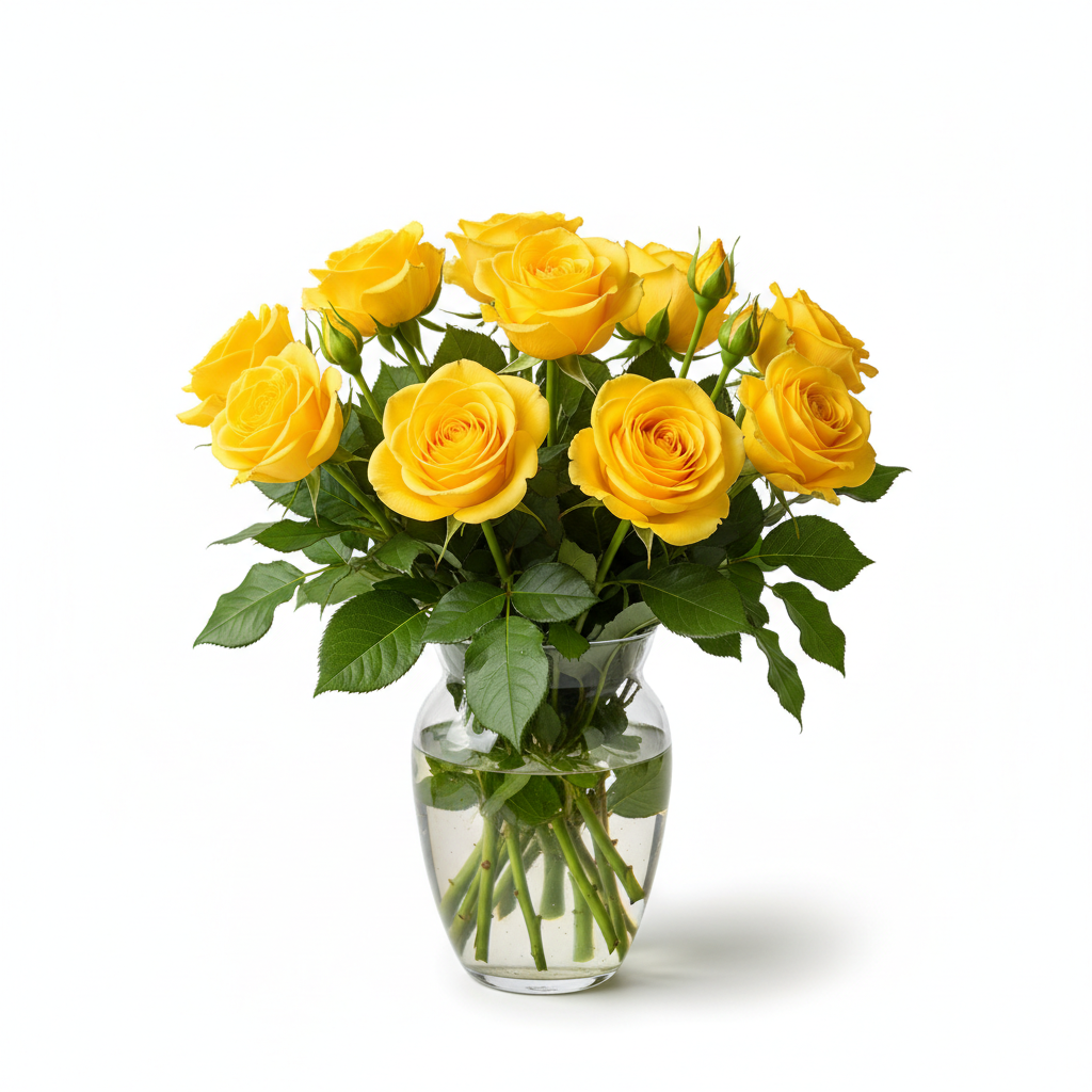 Yellow Rose Arrangement — Bright & Cheerful Yellow Roses from Citywide Florists NYC